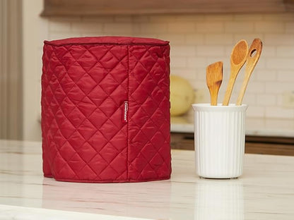 Covermates Keepsakes Mixer Cover Dust Protection - Stain Resistant - Washable Appliance Cover, Red