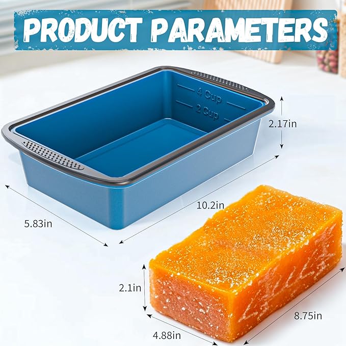 GORCI Silicone Freezer Tray With Lid, 2 Large 4 Cup Large Soup Freezer Molds Container for Meal Prepping, Ice Cube Tray, Perfect for Storing Leftovers, Sauces, Lasagna, 2-Pack - Image 7