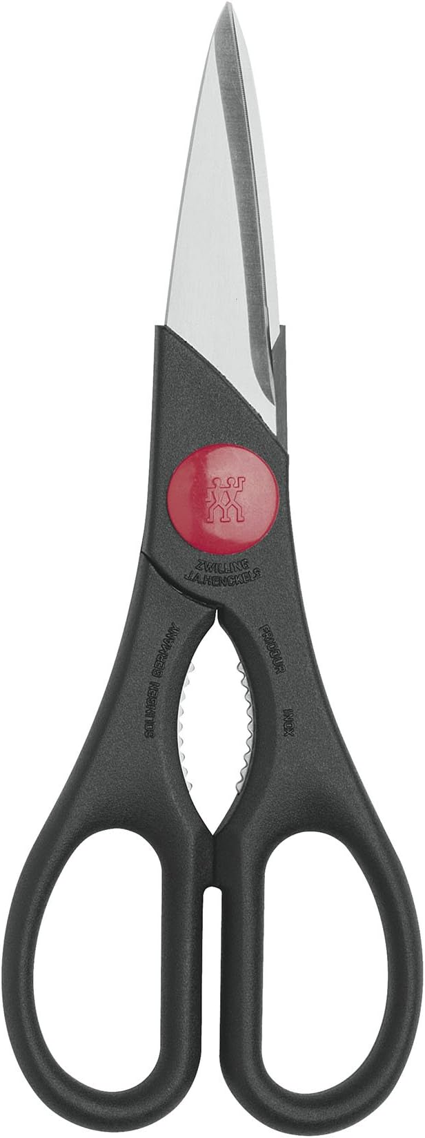 ZWILLING Twin 7.9-inch Kitchen Shears, Heavy Duty Multi-Purpose Scissors with Forged Stainless Steel Blades, Built-In Bottle Opener & Soft Grip – Dishwasher Safe for Meat, Poultry, Herbs & BBQ by Zwilling