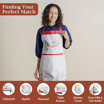 Maison d' Hermine 100% Cotton Apron for women with Pocket Kitchen Chef Apron for Men Cooking Mothers Day Gifts - Image 4