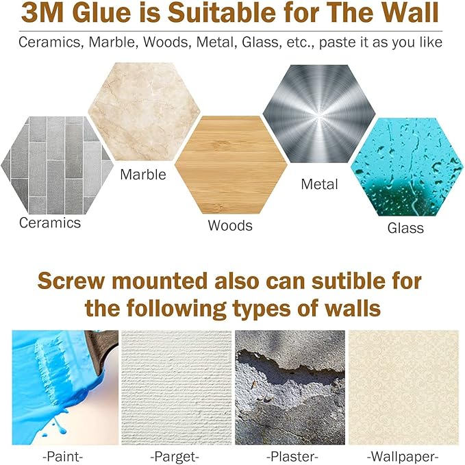 HOSHANHO Magnetic Knife Strips, Magnetic Knife Holder for Wall 16 Inch, Acacia Wood Knife Magnetic Strip Use as Knife Bar, Knife Holder for Kitchen Utensil Organizer - Image 7