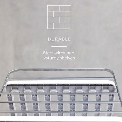 YouCopia UpSpace Cabinet Box Organizer, Adjustable Kitchen Pantry Shelf for Plastic Wrap and Foil Storage, Small Premium Edition - Image 3