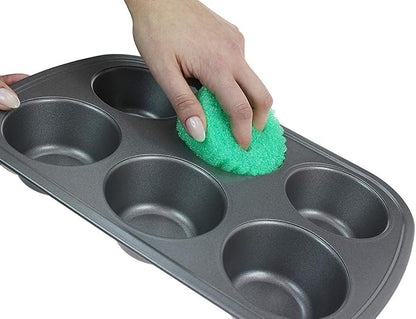 Scrub Daddy Colors Sponge Set, FlexTexture, 3ct Pack of 2 | Temperature Responsive | Deep Cleaning | Dishwasher Safe | Multi-use - Image 7