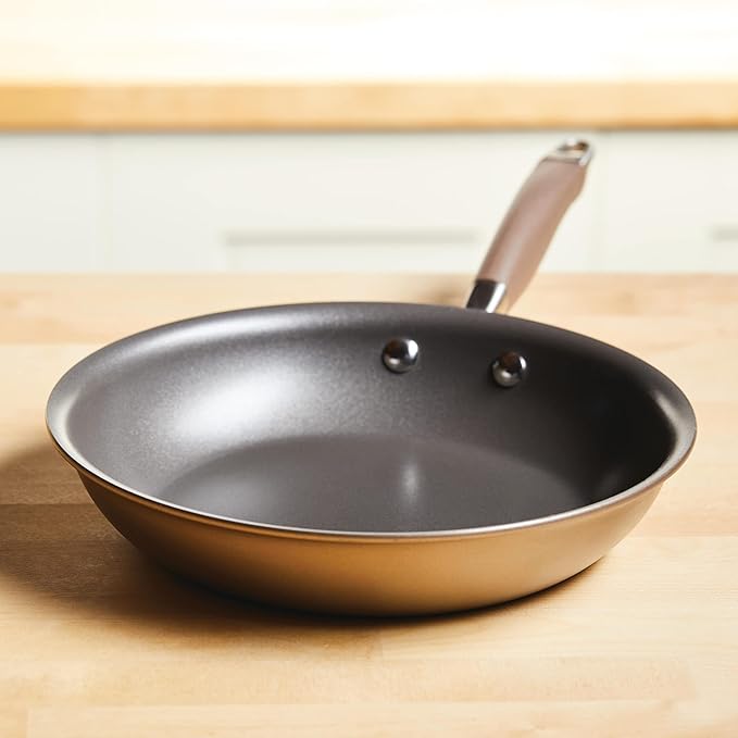Anolon Advanced Home Hard-Anodized Nonstick Skillets (10.25-Inch, Bronze) - Image 9