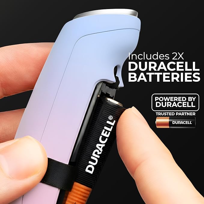 Zulay Kitchen Patented Tornado Triple Whisk Milk Frother with 4 Duracell Batteries – Handheld Foam Maker for Coffee, Lattes, Matcha & Hot Chocolate – Rich, Creamy Froth in Seconds - Orchid - Image 2