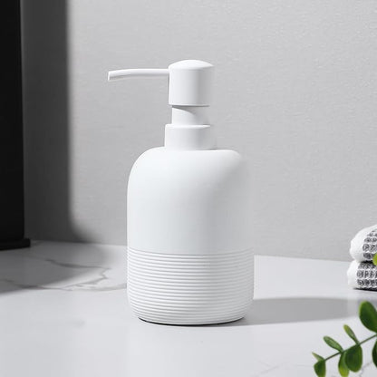GalDal Soap Dispenser White,Hand Soap Lotion Dispenser for Bathroom Countertop,Soap Dispenser for Kitchen. - Image 4