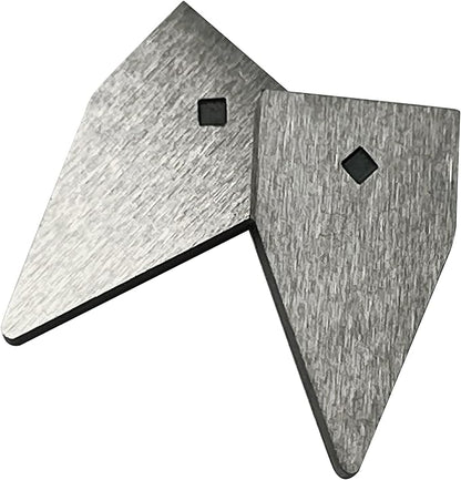 AccuSharp Knife Sharpener Blades, Tungsten Carbide Replacement Blades, 2 Pieces Reversible Replacement Blades, Industrial Sharpener Accessories