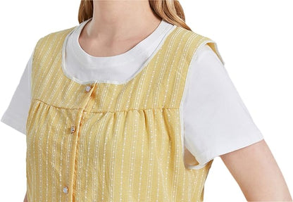 Nanxson Cobbler Aprons for Women with Pockets Smock Apron with Buttons for Cooking Chef Kitchen CF3152