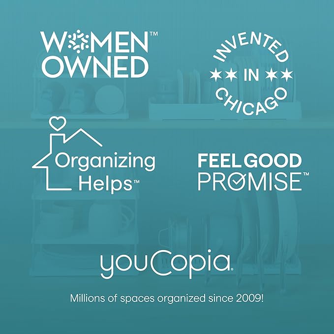 YouCopia StoraLid Expandable Food Container Lid Organizer with Tall Dividers, 40 Lid, Premium Edition - Image 8