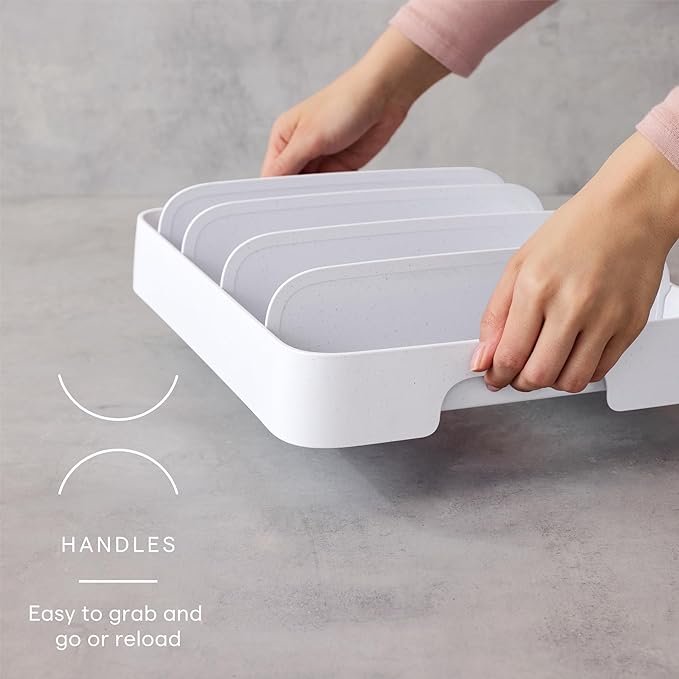 YouCopia StoraLid Adjustable Food Container Lid Organizer for Kitchen Cabinet Storage, Large 24 Lids, Premium Edition - Image 3