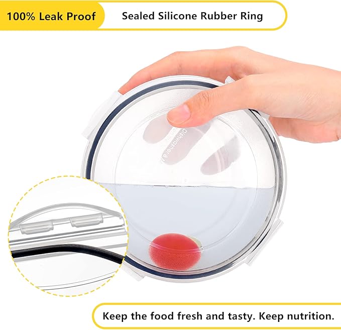 34 PCS Food Storage Container with Lid (17 Lids & 17 Containers) - Reusable Plastic Food Containers for Kitchen Storage and Organization BPA-Free Leakproof Meal Prep Container with Labels & Pen - Image 5