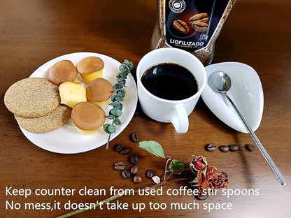 Coffee Spoon Rest, Counter Spoon Holder for Coffee Tea Spoons Stirrers, Mini Coffee Station Table, Coffee Bar Accessories - Image 3