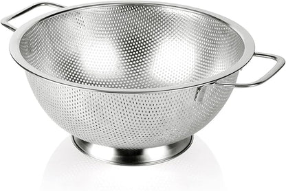 Gulex Colander Stainless Steel 3-Quart, Strainer for Kitchen Food, Dishwasher Safe by Gulex