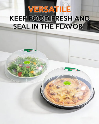 Microwave Splatter Cover, Microwave Cover for Food, Large Microwave Plate Cover Guard Lid with Steam Vents Keeps Microwave Oven Clean, 11.5 Inch BPA Free & Dishwasher Safe