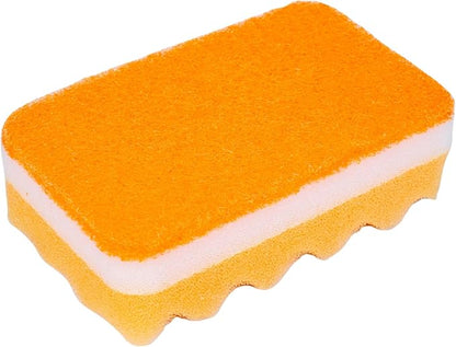 Fabuloso Scratch-Free Kitchen Dish Sponges, Rainbow Cellulose Scrubber Sponge with Scouring Pad for Dishes, Pots, Pans, Counters and Sinks, Tough on Messes, 4.25 x 2.75 x 1.25 in, 12 Count - Image 9
