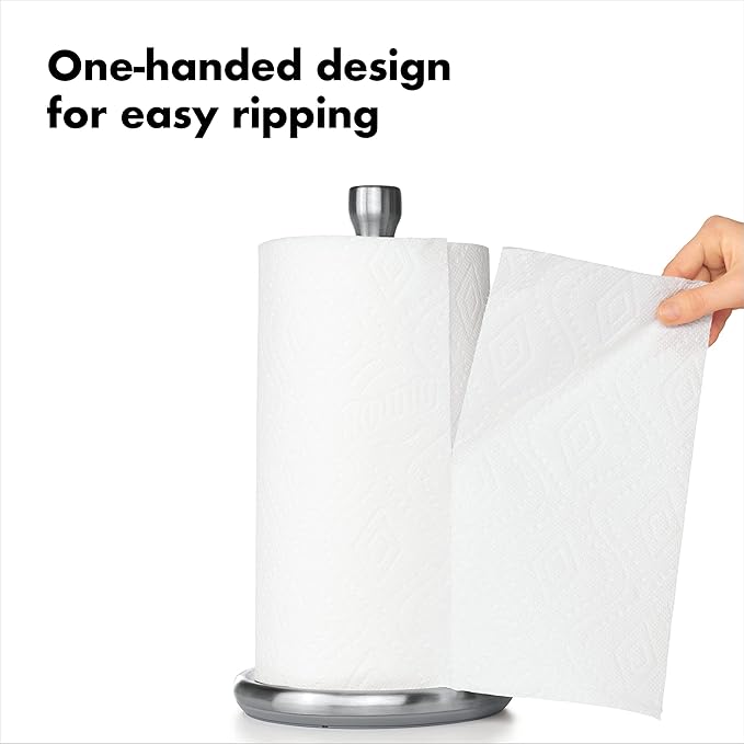 OXO Good Grips Steady Paper Towel Holder Countertop,(Pack of 4) - Image 4