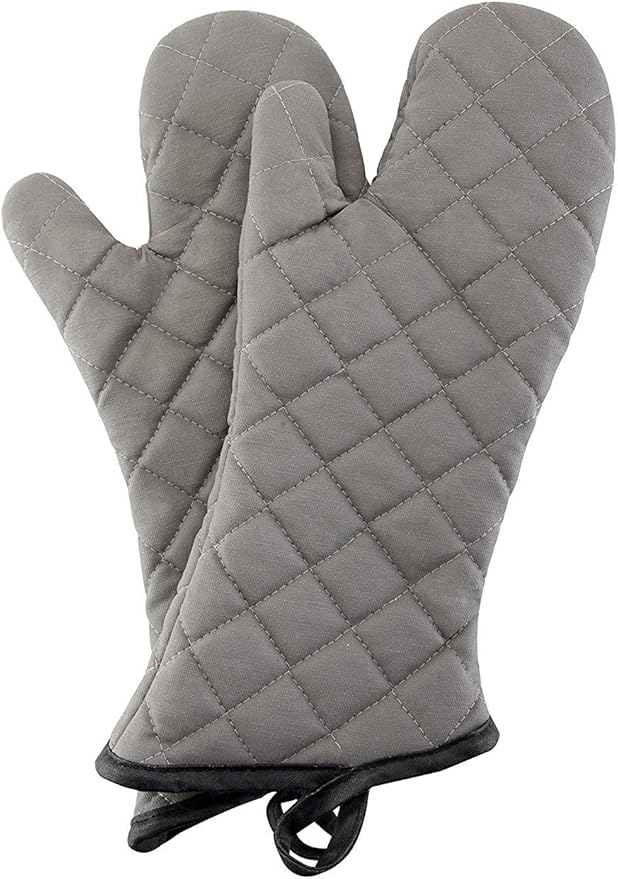ARCLIBER Oven Mitts 1 Pair of Quilted Terry Cloth Cotton Lining,Extra Long Professional Classic Oven Mitt Heat Resistant Kitchen Oven Gloves,16 Inch by ARCLIBER