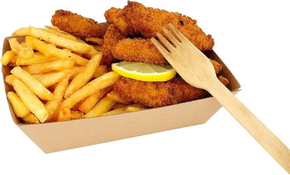 Perfect Stix Disposable Wooden Forks, 6" pack of 300 - Image 3