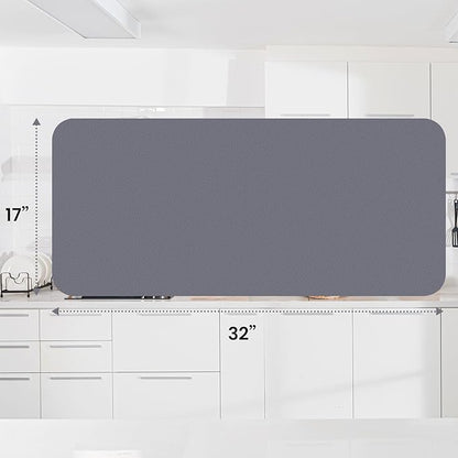 WISELIFE Dish Drying Mat Super Absorbent Drying Mat Large Dish Drying Mats for Kitchen Counter Easy Clean Dish Mat Kitchen Drying Mat18"x 32" Classic Grey - Image 3
