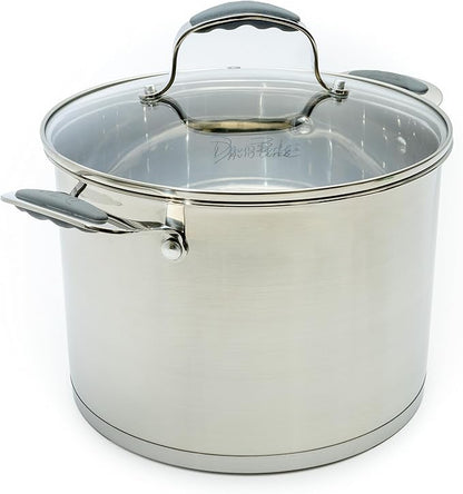 David Burke Stature 10 Quart Stock Pot with Lid