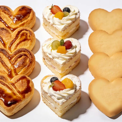Heart Cookie Cutters, 5 Piece Biscuit Cutters with Handle, Stainless Steel Heart Shaped Cookie Cutter for Sandwiches, Cookie, Biscuit - Image 6