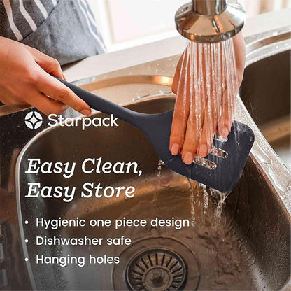 Starpack 'Stir & Serve' Silicone Cooking Utensils Set (5 Pcs) - 10.5" - Kitchen Utensil Set Heat Resistant to 600°F - Kitchen Utensils for Nonstick Cookware - Silicone Utensil Set for Mixing & Cooking - Image 3