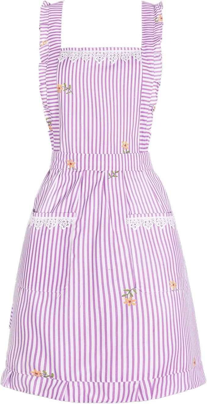 Funny Aprons for Women with Pockets, Kitchen Cooking Grilling Bbq Cute Chef Apron, Mothers Day Birthday Gifts for Women by Aoomzoon