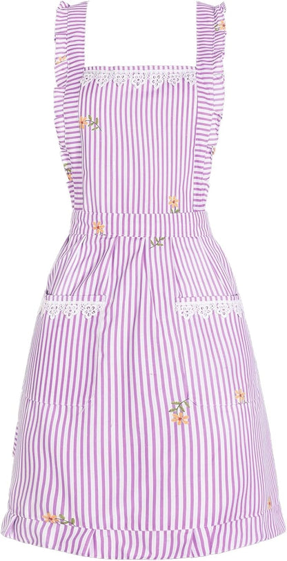 Funny Aprons for Women with Pockets, Kitchen Cooking Grilling Bbq Cute Chef Apron, Mothers Day Birthday Gifts for Women by Aoomzoon