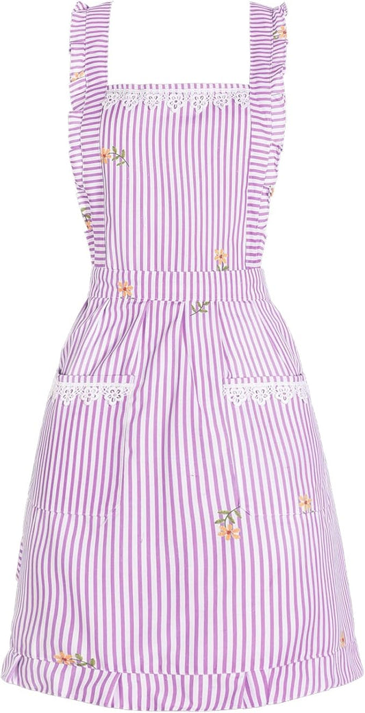 Funny Aprons for Women with Pockets, Kitchen Cooking Grilling Bbq Cute Chef Apron, Mothers Day Birthday Gifts for Women by Aoomzoon