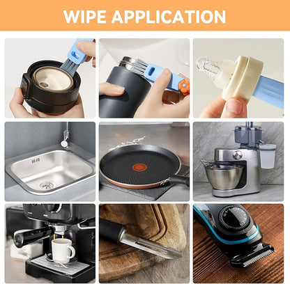 3 in 1 Cup Lid Gap Cleaning Brush Set, Multifunctional Bottle Clean-ing Brush, Cup Lid Gap Cleaner, Home Kitchen Crevice Cleaning Brush Tools (Blue) - Image 7