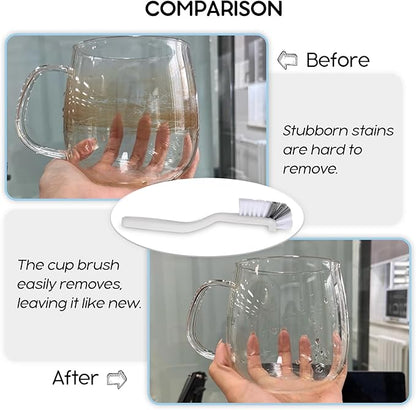 9 Pack Crevice Cleaning Brush Set, Hard Bristle Detail Brush Set for Deep Cleaning Kitchen, Bathroom, Grout, Sink, Bottle, Blender, Corners, Tight Spaces - Image 5