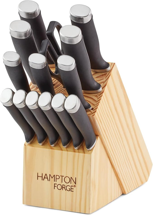 Hampton Forge Epicure–15PieceKnife Set, 15 Piece, Black by HamptonForge
