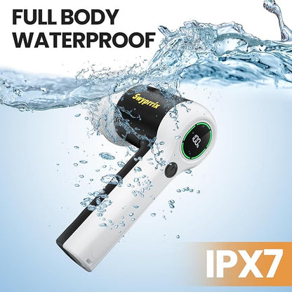 Electric Bathroom Cleaning Brush, Cordless Spin Scrubber Full Body Waterproof IPX7 with 6 Replaceable Brush Heads for Bathtub/Kitchen/Window/Home Cleaning -SD-CTB02 - Image 6