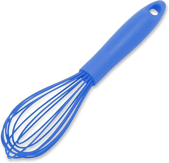 Chef Craft Premium Silicone Wire Cooking Whisk, 10.5 inch, Blue by ChefCraft