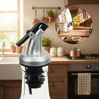 WERTIOO Olive Oil Dispenser Bottle, 3Pack 17 OZ 500ml Glass Oil Dispenser for Kitchen with 3 Pourer,1 Stainless Steel Funnel & 1 Pen and 8 Label for Kitchen - Image 6