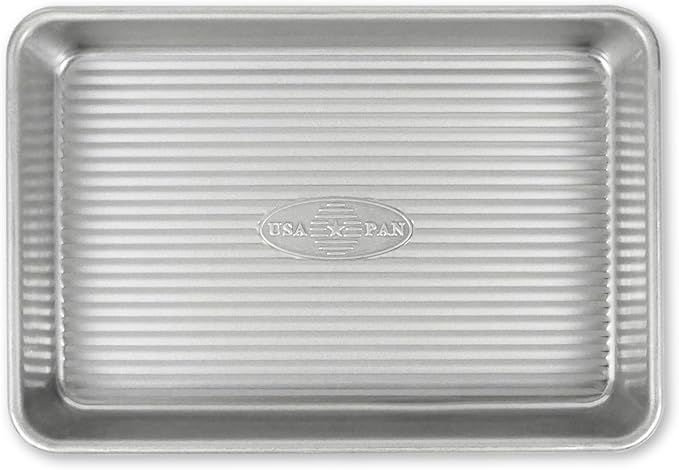 USA Pan Bakeware Mini Sheet Pan, Warp Resistant Nonstick Baking Pan, Aluminized Steel by USAPan