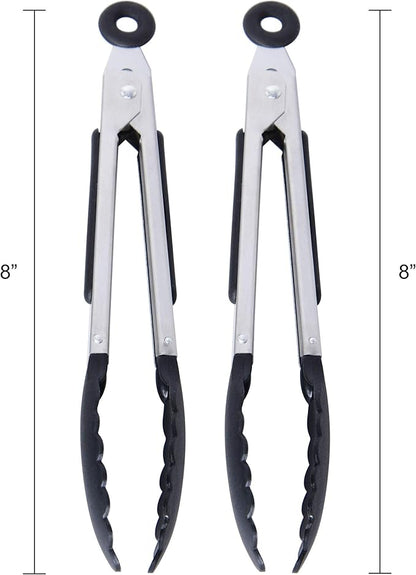 Farberware Classic Mini Nylon Tipped Tongs, Set Of 2, Black - Image 3