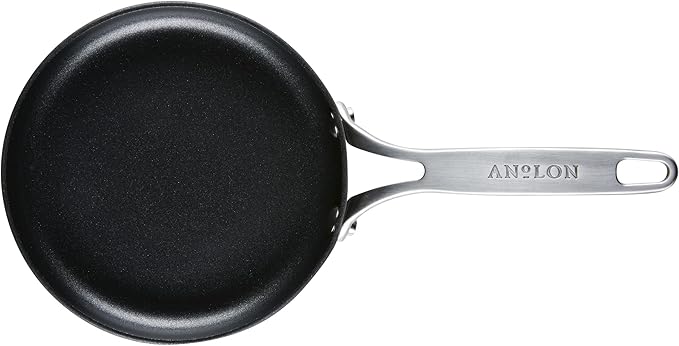 Anolon Hard Anodized Nonstick Mini Skillet/Frying/Egg Pan, Stainless Steel Handle, (6.5"), Gray - Image 9