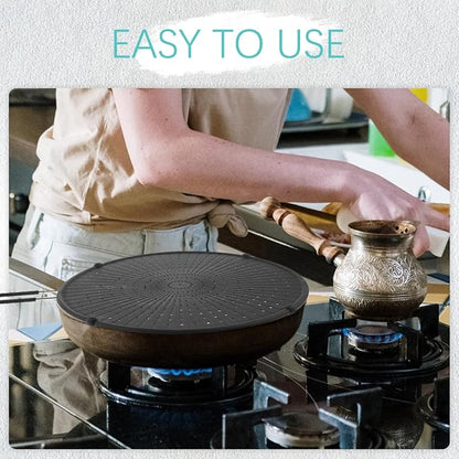 ABOOFAN 1pc Splatter Screen for 10-12'' Frying Pan, Assorted Color, Silicone Splatter Guard with Holes, Heat-Resistant Oil Splashing Cover for Frying, Cooking