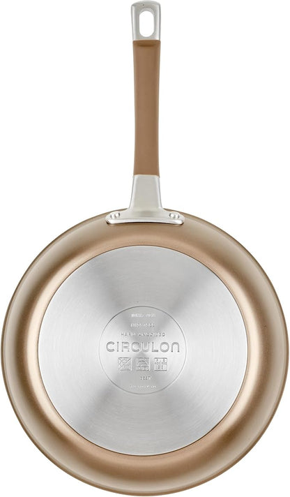 Circulon Premier Professional Hard Anodized Nonstick Cookware Induction Pots and Pans Set, 8 Piece - Bronze - Image 10