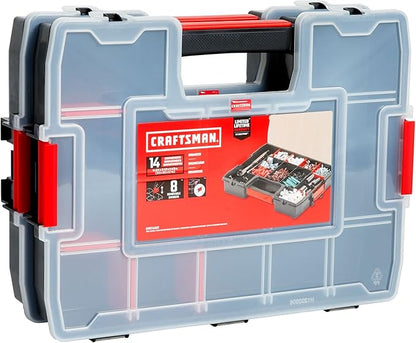 CRAFTSMAN Tool Organizer, 2-Packs with 14-Compartments, Lid Includes Secure Latch (CMST60944M) - Image 2