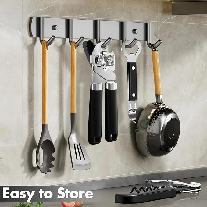 3PCS Can Opener Manual & Bottle Opener & Wine Opener, Smooth Edge Can Openers with Strong Magnet, Heavy Duty Stainless Steel Abrelatas Handheld Waiter Corkscrew - Premium Kitchen Supplies (Black) - Image 6