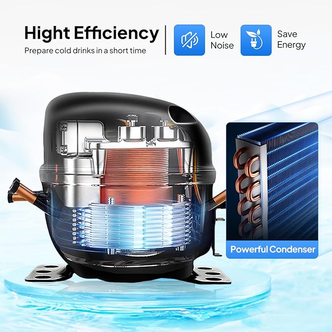 ROVSUN 14.4 Gallon/54L Commercial Beverage Dispenser Drink Dispenser, 18L X 3 Tanks Commercial Juice Dispenser Stainless Steel with Thermostat Controller for Home Restaurant Bar Party 110V/60HZ - Image 2