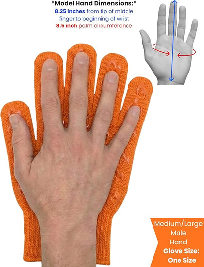 Grill Armor Oven Gloves with Fingers – 932°F Heat, Fire & Cut Resistant Mitts for BBQ, Grill, Cooking, Grilling, Baking, Smoker & Fire Pit - Image 6