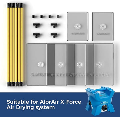 AlorAir Air Drying System Mat – X-Force Rescue Mat for Efficient Floor Drying, Ideal for Water Damage Restoration in Wood Floors and Any Floor Layout