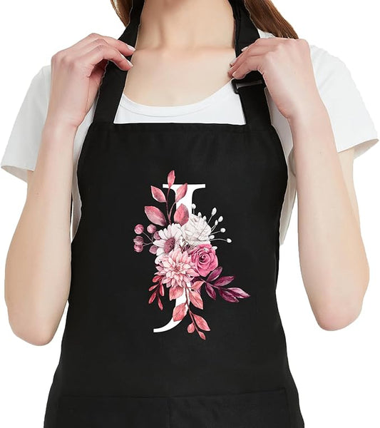 Personalized Aprons for Women with Pockets, Cute Aprons for Women Chef Baking, Cooking Gifts for Mom Birthday