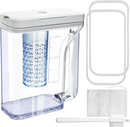 Upgraded DA97-17395A Water Pitcher Reservoir Compatible with Samsung Refrigerators【Food-Grade Durable Material,No-Leak Design】Replacement RF23M8570SR RF23M8090SR samsung refrigerator water pitcher