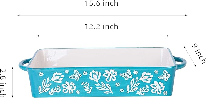 Wisenvoy Casserole Dish 9x13 Baking Pan Casserole Dishes For Oven Baking Dish Ceramic Lasagna Pan Baking Dishes For Oven - Image 7