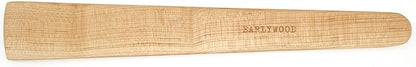 13 in Handmade Kitchen Cooking Utensil, Thin Dark Wood Saute Spatula, Multipurpose Flat Wooden Spatula, Perfect for flipping, scraping, sauteing, turning - Wooden Cooking Utensils - Made in USA - M