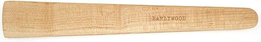 13 in Handmade Kitchen Cooking Utensil, Thin Dark Wood Saute Spatula, Multipurpose Flat Wooden Spatula, Perfect for flipping, scraping, sauteing, turning - Wooden Cooking Utensils - Made in USA - M